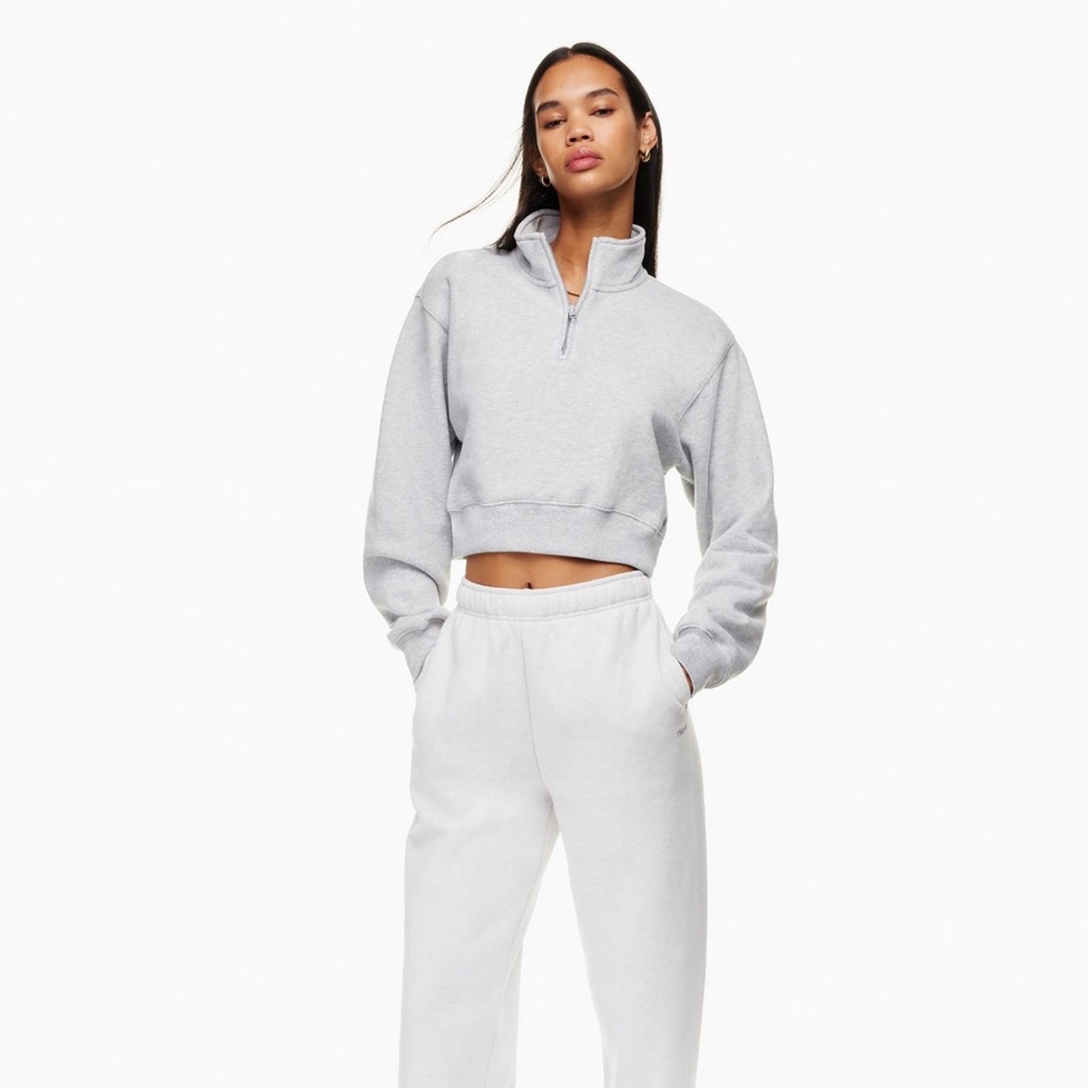 Aritzia TNA New Cozy Fleece Perfect ¼ Zip Sweatshirt SOLD OUT